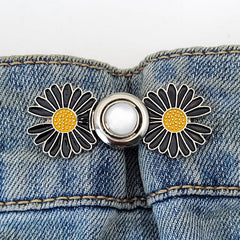 Floral Waist Buckle in Various Colors for Jeans and Casual Pants