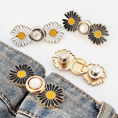 Floral Waist Buckle in Various Colors for Jeans and Casual Pants