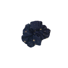 Golden Star Print Chiffon Hair Tie Accessories