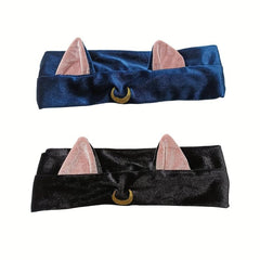 Embroidery Cat Ears Headband for Women