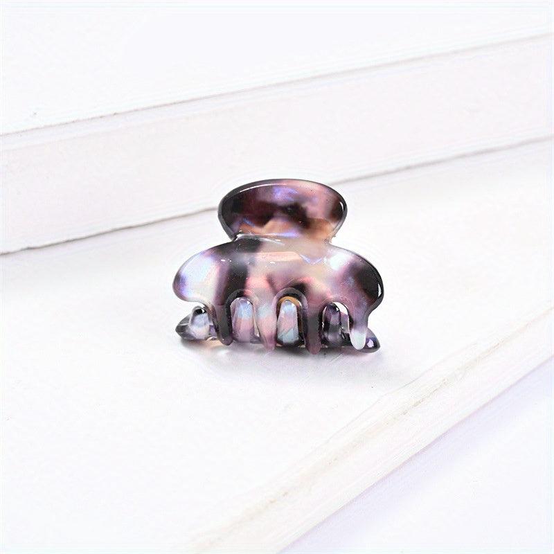 Small Hair Claw Sweet Side Clip Retro Hair Claw College Style Hair Clip