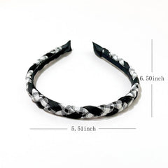 4pcs Twist Braided Headband Hair Hoop Hair Accessories for Women Girls
