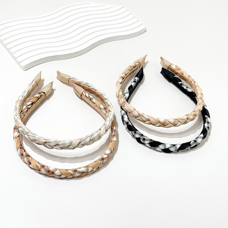 4pcs Twist Braided Headband Hair Hoop Hair Accessories for Women Girls