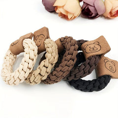 Elastic Bear Pattern Hair Tie for Women Girls