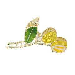Metal Durian Branch Hair Claw Nonslip Ponytail Holder
