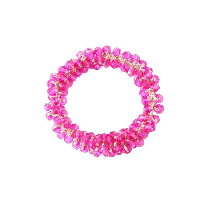 Rhinestone Hair Tie Elastic Ponytail Holder for Women Girls