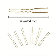50 Pcs U-Shaped Hair Clip Bobby Pin for Women Girls Hair Styling