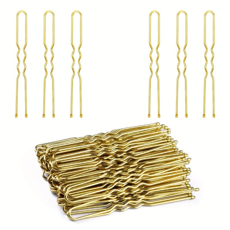50 Pcs U-Shaped Hair Clip Bobby Pin for Women Girls Hair Styling
