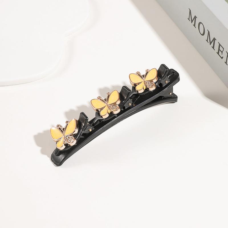 Satin Fabric Hair Bands Butterfly Hair Clip