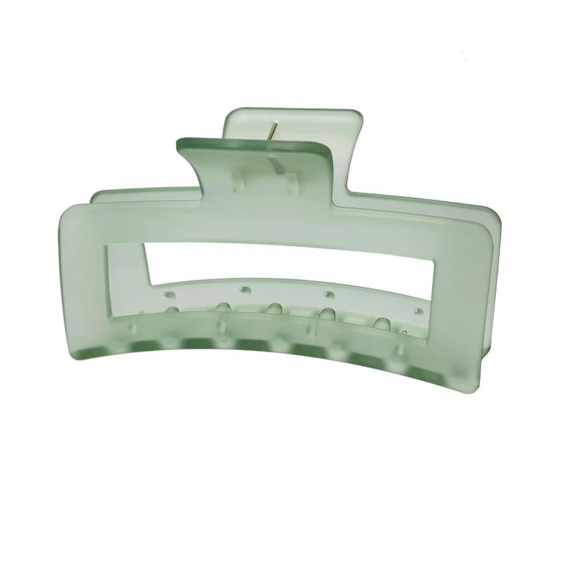 Frosted Hollow Rectangle Hair Claws for Girls Women Hair Accessories