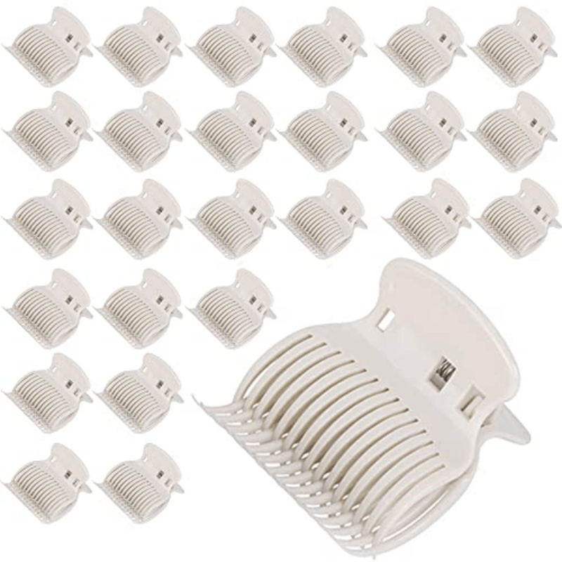 12pcs Hair Rollers Clip Hot Roller Clips Heat Insulation Clip Dye Hair Clip