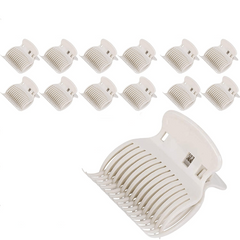 12pcs Hair Rollers Clip Hot Roller Clips Heat Insulation Clip Dye Hair Clip