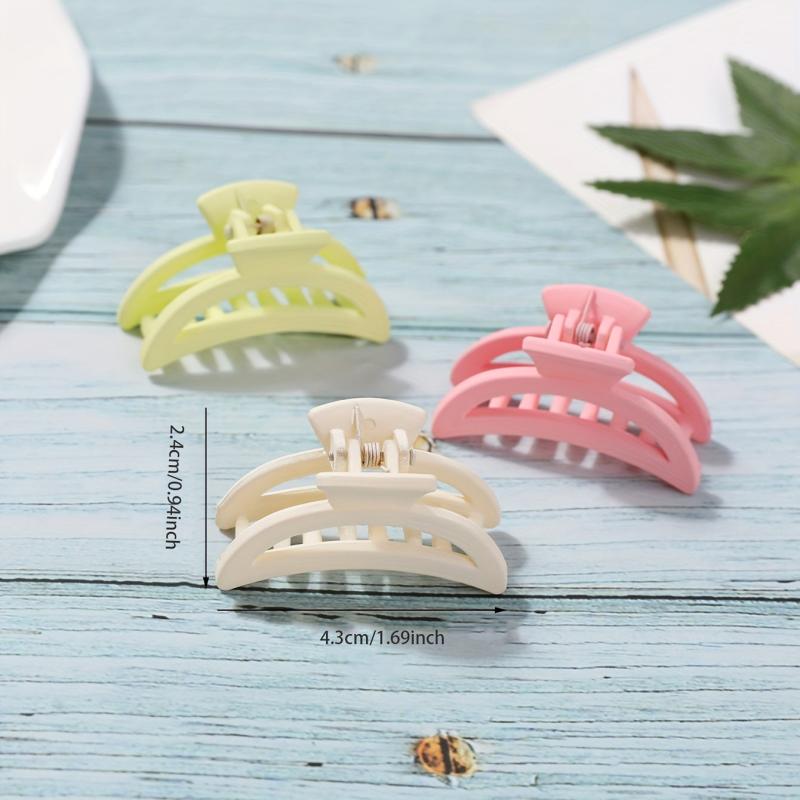 Matte Hair Claw Solid Shark Claw Ponytail Holder Hair Accessories