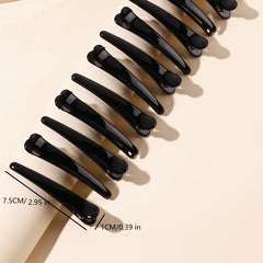 12pcs Snap Prong Hair Clips for Girls Hair Bows