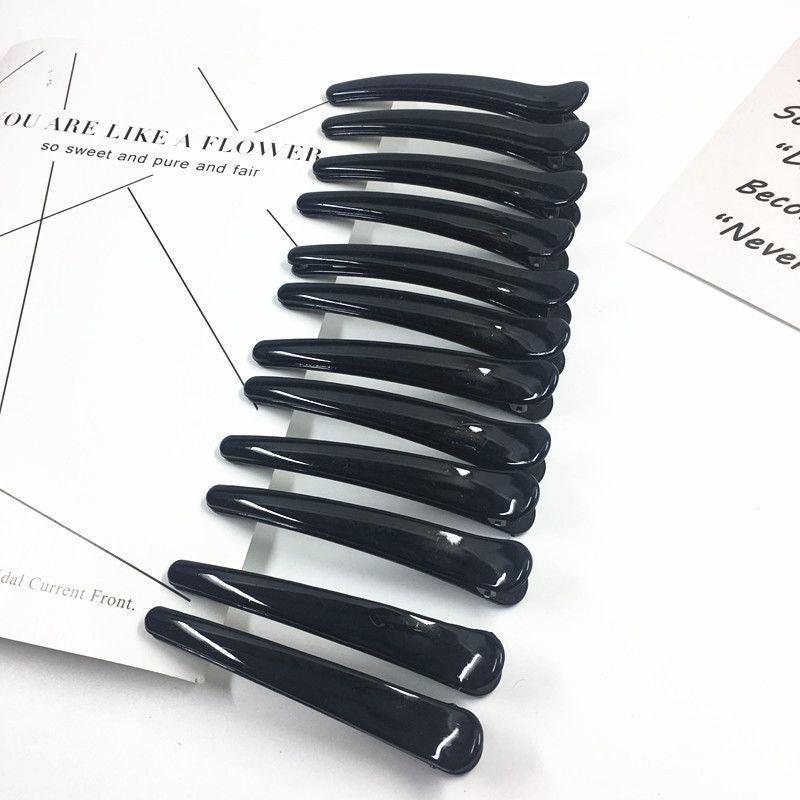 12pcs Snap Prong Hair Clips for Girls Hair Bows