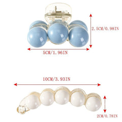 Transparent Banana Hair Claw Clip Non Slip Strong Grip Hair Jaw Clip