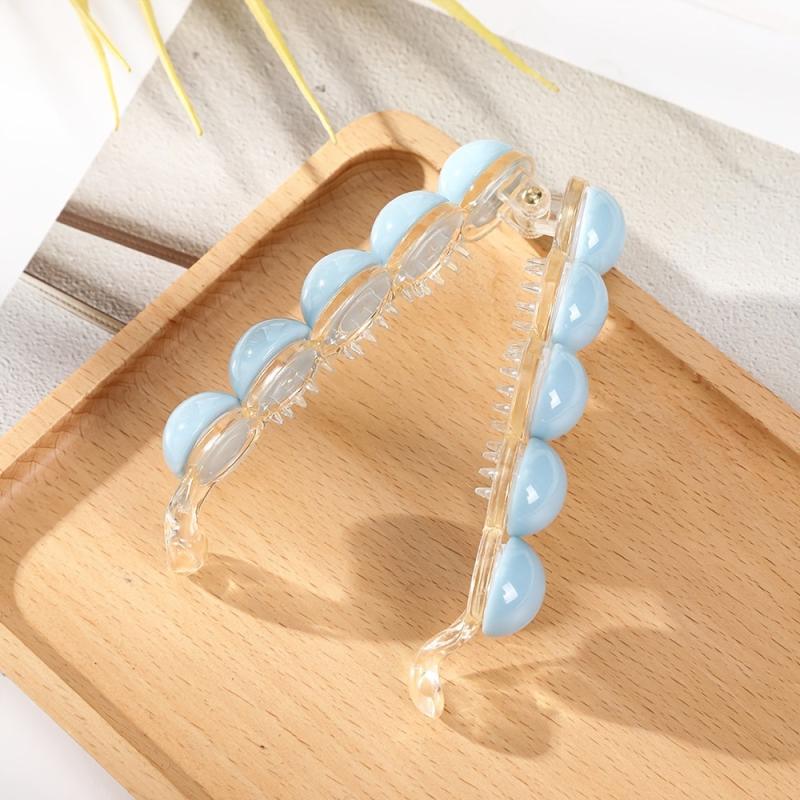 Transparent Banana Hair Claw Clip Non Slip Strong Grip Hair Jaw Clip