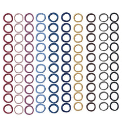 100pcs Rubber Bands High Elasticity Hair Tie And Durable Hair Rope