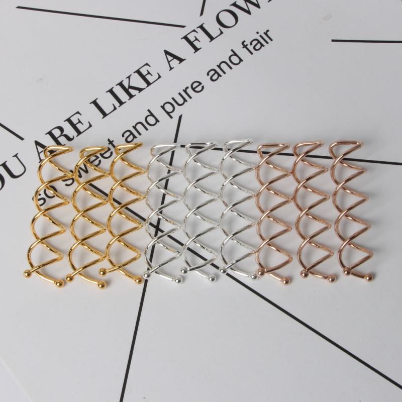 3pcs Golden Hair Pin Bun Style Maker Pins