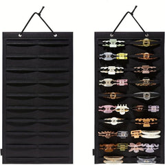 Hair Claw Clips Organizer 10 Layers Large Hair Clip Storage Holder