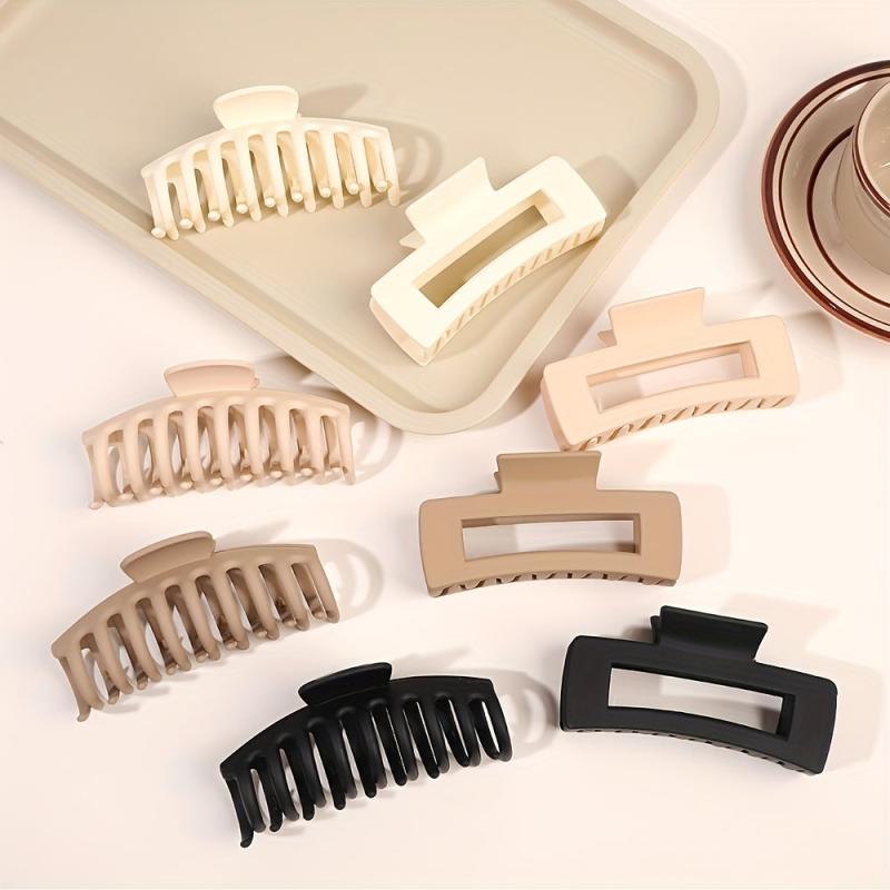 8pcs Large Hair Claw Clips Matte Strong Hold Big Jaw Clips for Women
