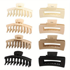 8pcs Large Hair Claw Clips Matte Strong Hold Big Jaw Clips for Women