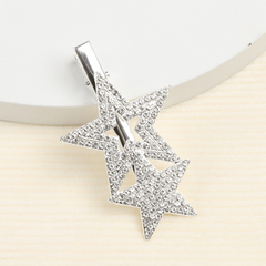Star Rhinestone Hair Clip Women's Metal Barrette Hair Accessories