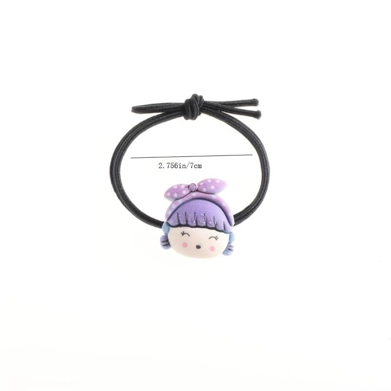 Little Girl Hair Ties Cartoon Hair Accessories Resin Headband