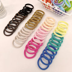 30pcs Brown Hair Ties For Thick Hair Scrunchies Hair Band Hair Accessories