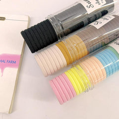 30pcs Brown Hair Ties For Thick Hair Scrunchies Hair Band Hair Accessories