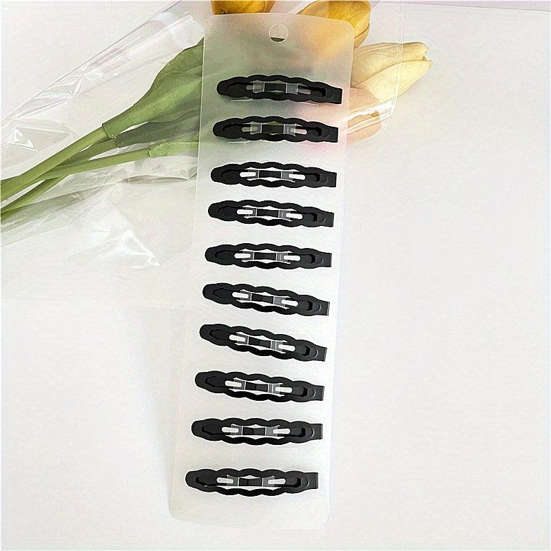 Invisible Snap Clip Metal Hair Clip for Side Bangs Girls Baby Hair Clip