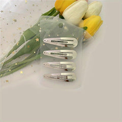 Invisible Snap Clip Metal Hair Clip for Side Bangs Girls Baby Hair Clip