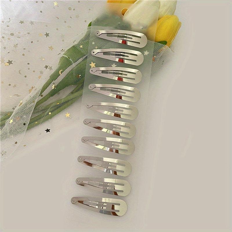 Invisible Snap Clip Metal Hair Clip for Side Bangs Girls Baby Hair Clip