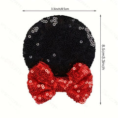 Sequin Mouse Ear Hair Clip for Toddler and Child
