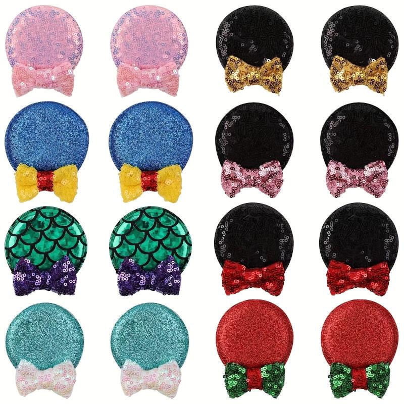 Sequin Mouse Ear Hair Clip for Toddler and Child