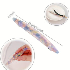 Acetate Hair Clip Side Clip French Barrette Hair Accessories For Women
