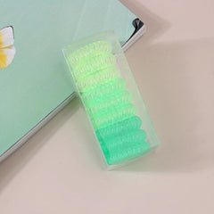 9pcs Spiral Hair Tie Ponytail Hair Rope Hair Tie Female Hair Accessory