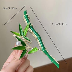 Metal Bamboo Hair Claw Antique Hairpin Grab Clip Large Shark Clips Hair Accessor