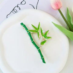 Metal Bamboo Hair Claw Antique Hairpin Grab Clip Large Shark Clips Hair Accessor