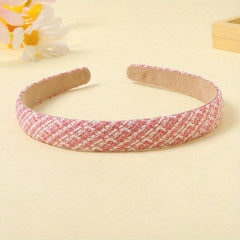 Plaid Hair Band Style Headband Women Girls Hair Accessories