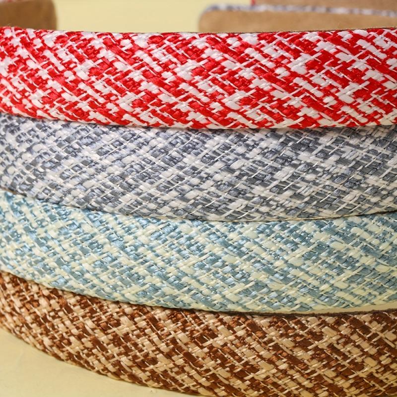 Plaid Hair Band Style Headband Women Girls Hair Accessories
