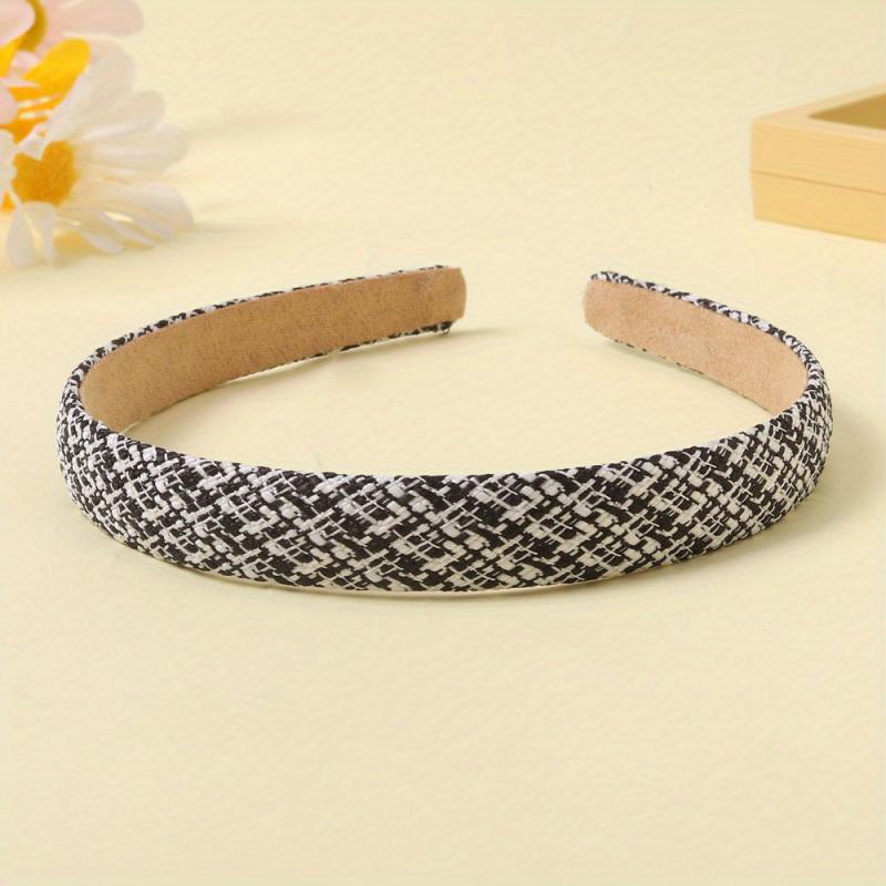 Plaid Hair Band Style Headband Women Girls Hair Accessories