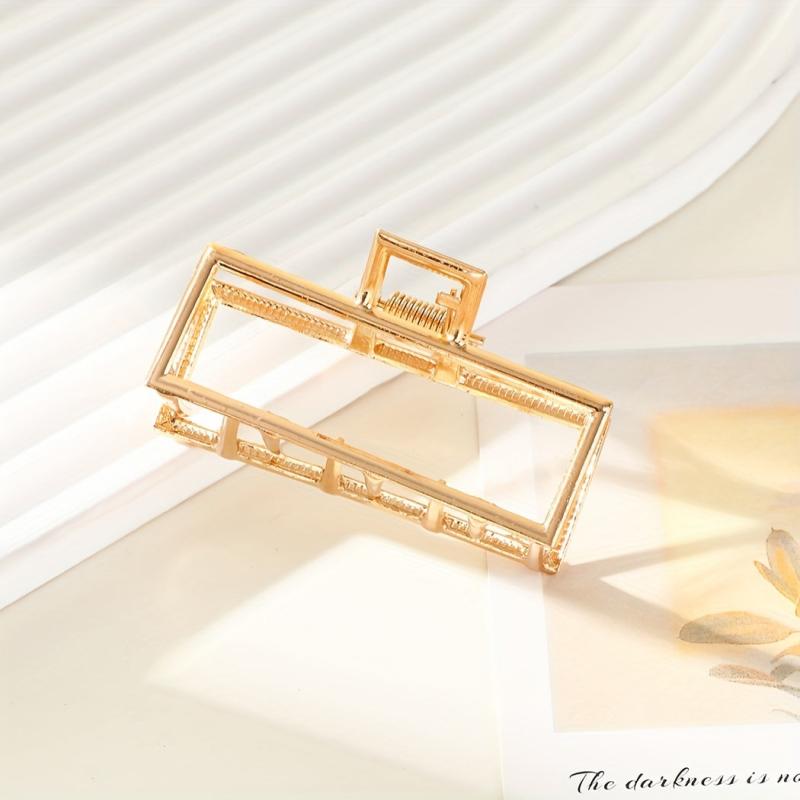 Metal Hollow Hair Claw Ponytail Holder Hair Clip