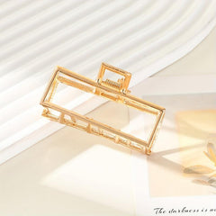 Metal Hollow Hair Claw Ponytail Holder Hair Clip