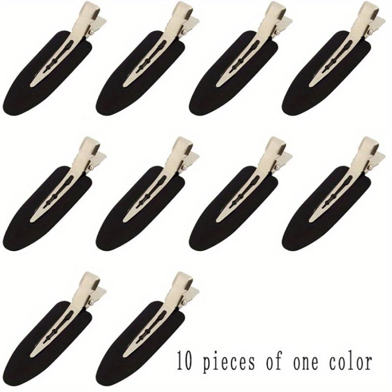 10pcs Minimalist Hair Clip Non Crease Snap Clip Headwear