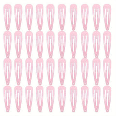 40pcs Baby Girl's Snap Clip Metal Hair Clip Hair Accessories