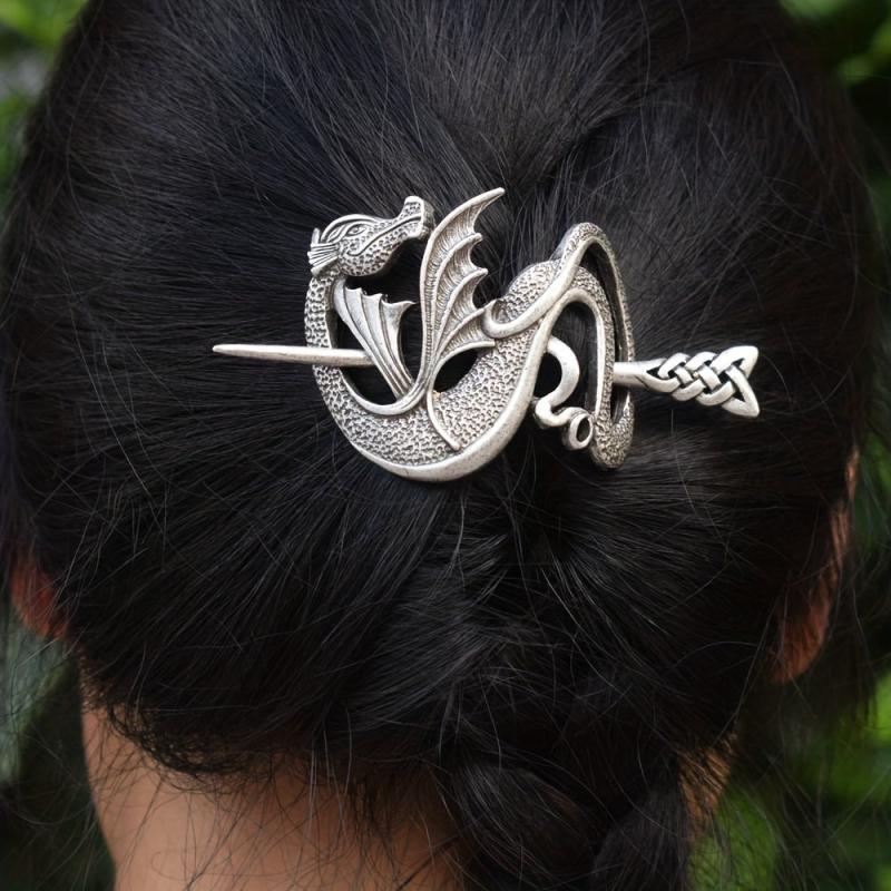 Vintage Hollow Out Hair Slide Hair Bun Holder