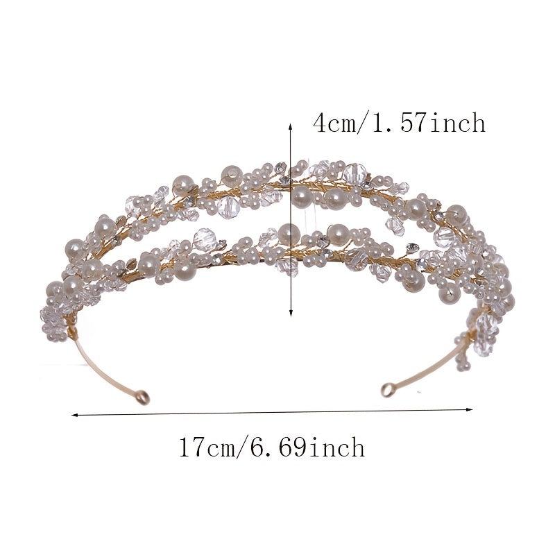 Crystal Rhinestone Hair Band Wedding Bridal Tiara Girls Hair Accessories