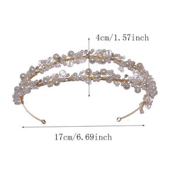Crystal Rhinestone Hair Band Wedding Bridal Tiara Girls Hair Accessories