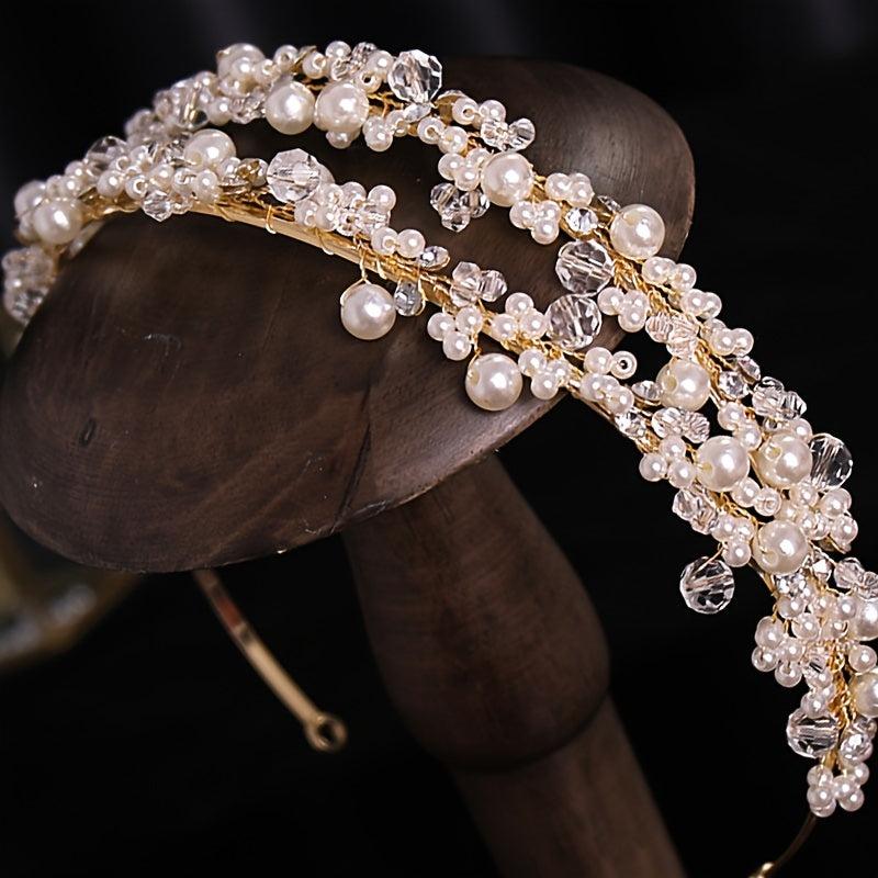 Crystal Rhinestone Hair Band Wedding Bridal Tiara Girls Hair Accessories